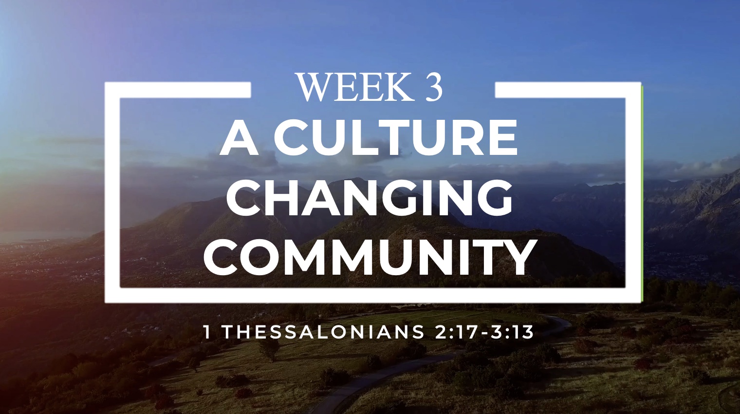 A Culture-Changing Community
