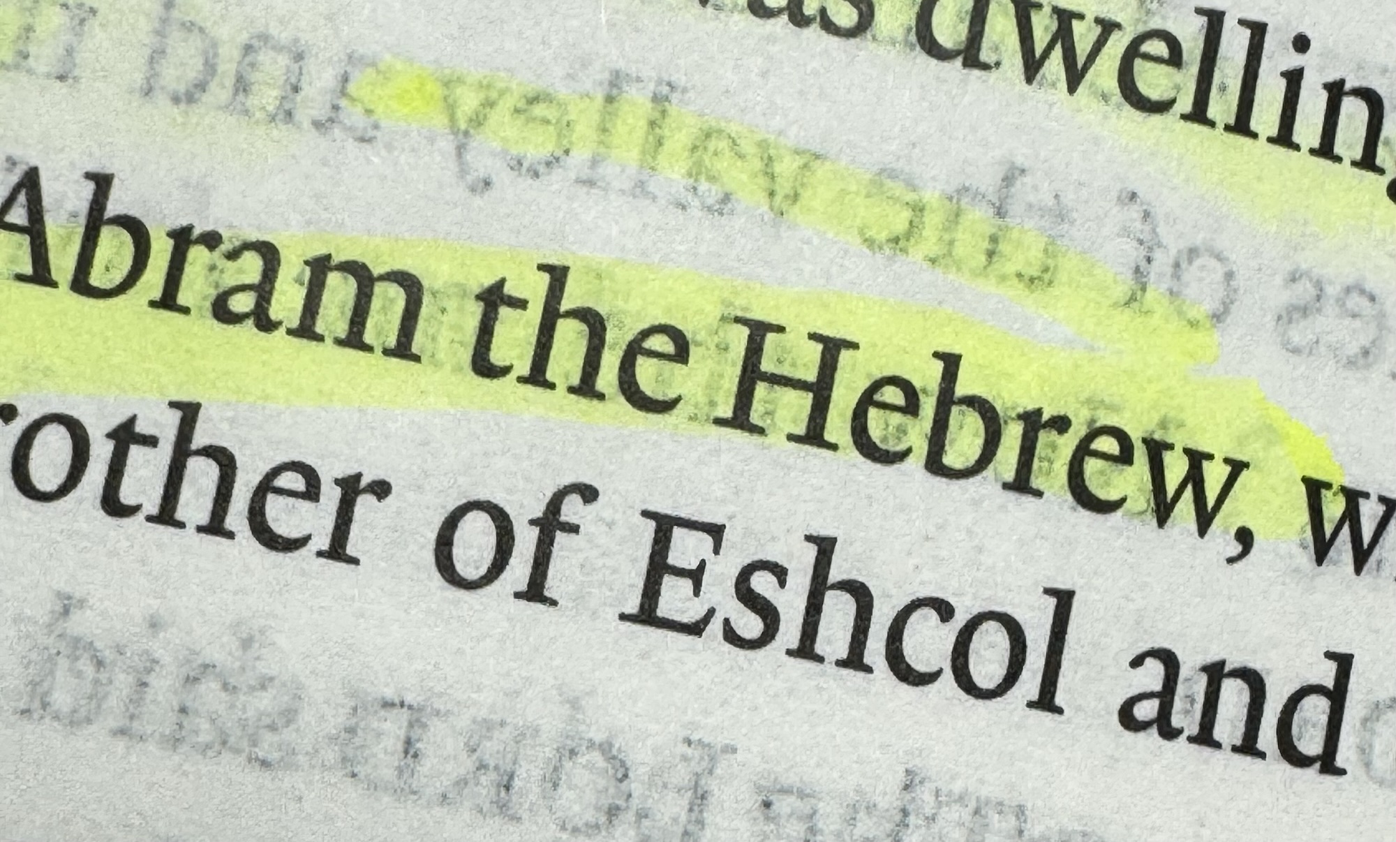 Day 016: Abram the Crosser-Over