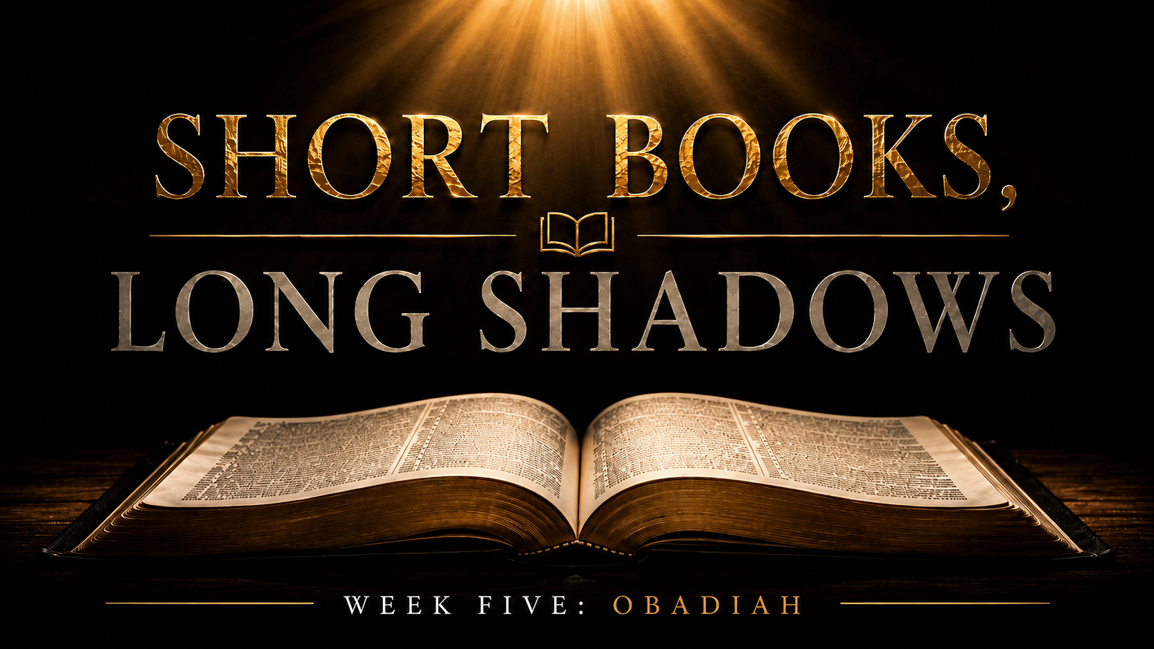 Obadiah: Are We Our Brother’s Keeper?