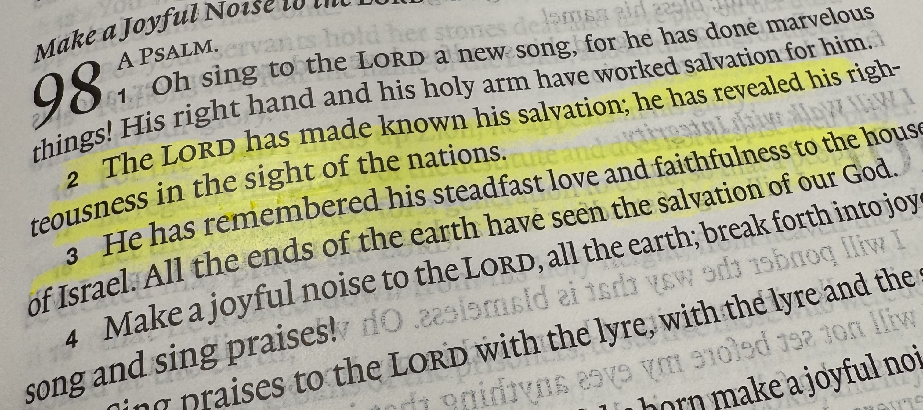Anticipation and Celebration: Reflections on Psalm 98 and Isaiah 52